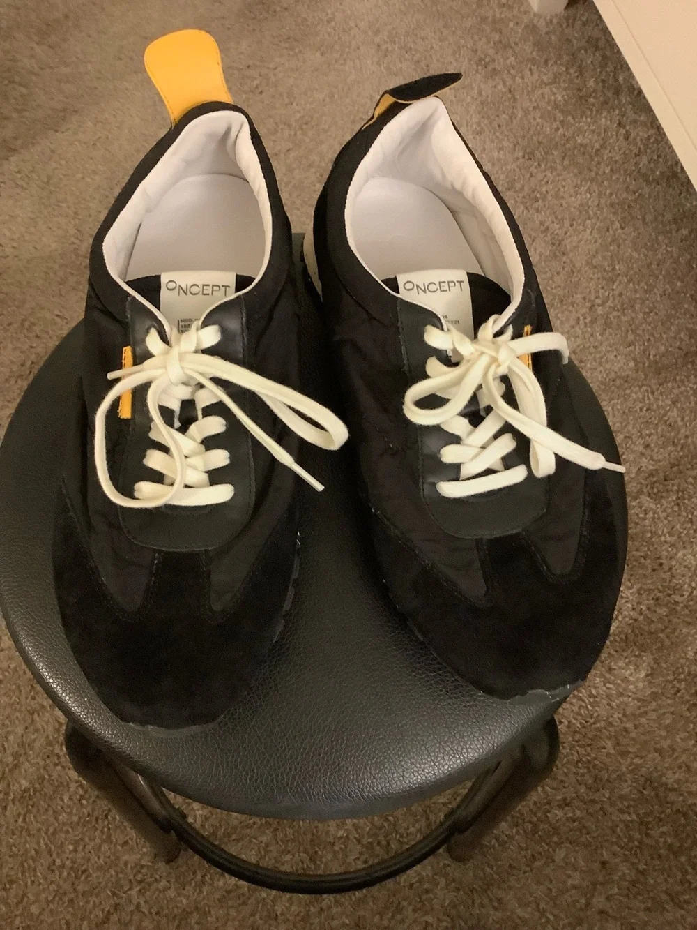 Oncept Black Tokyo Sneaker Size 8